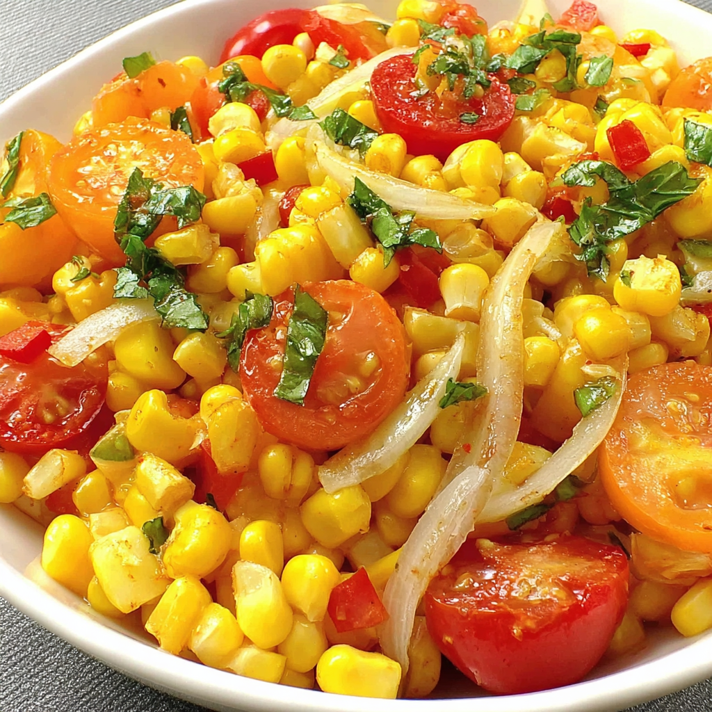 Corn Tomato Salad with Vidalia