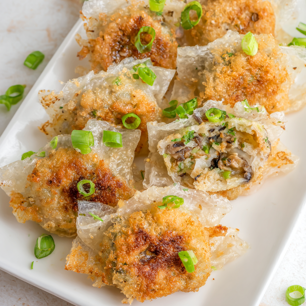 Crispy Rice Paper Dumplings