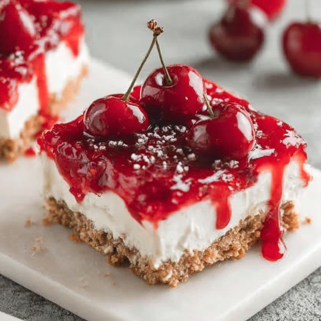 Old Fashioned Cherry Delight in a 13x9 pan