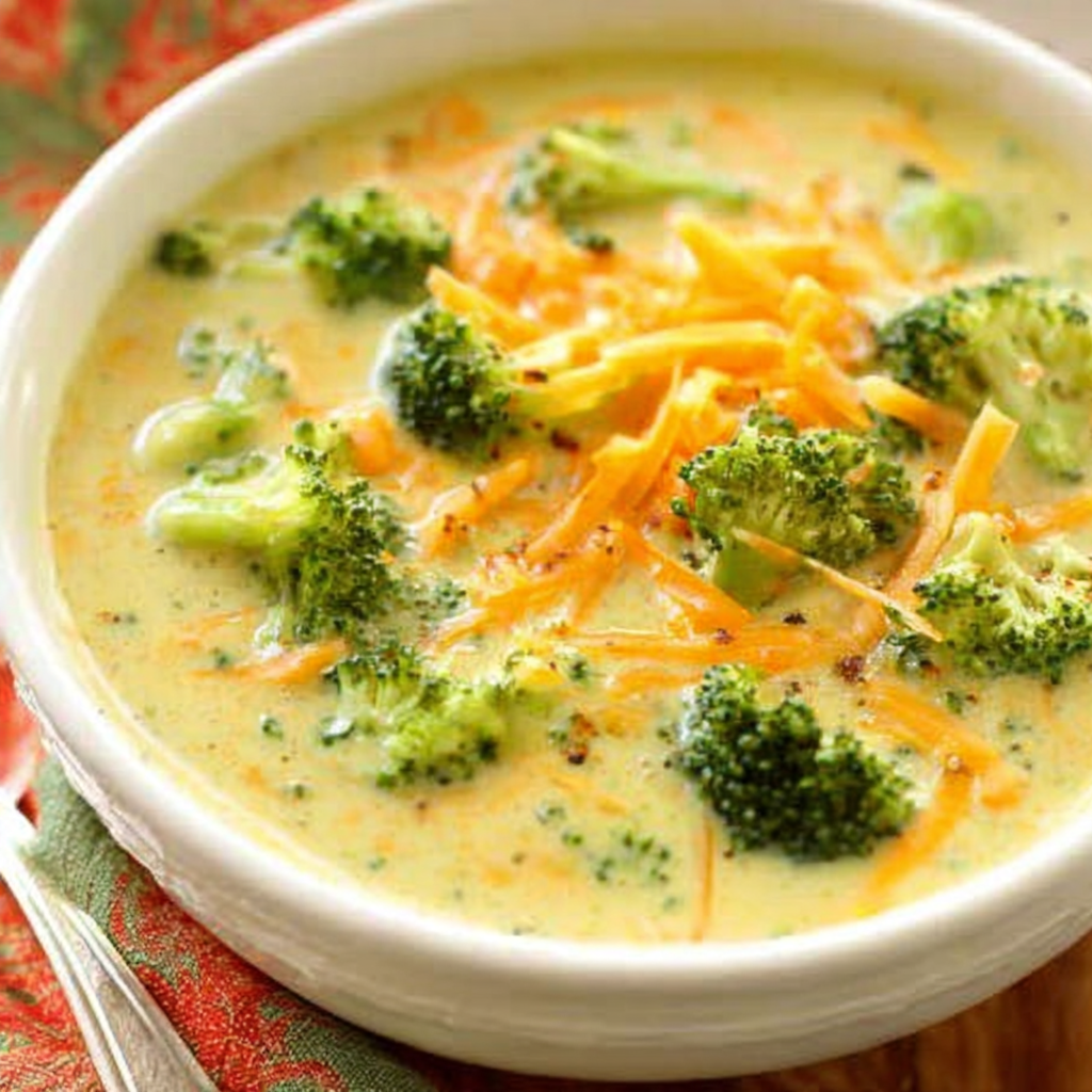 Panera-Style Broccoli Cheddar Soup (Copycat)