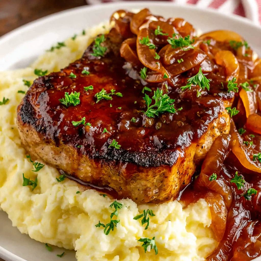 Apple Butter Pork Chops