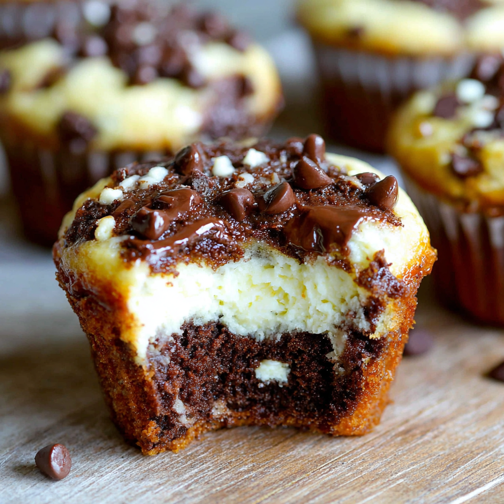 Cheesecake Chocolate Chip Muffins