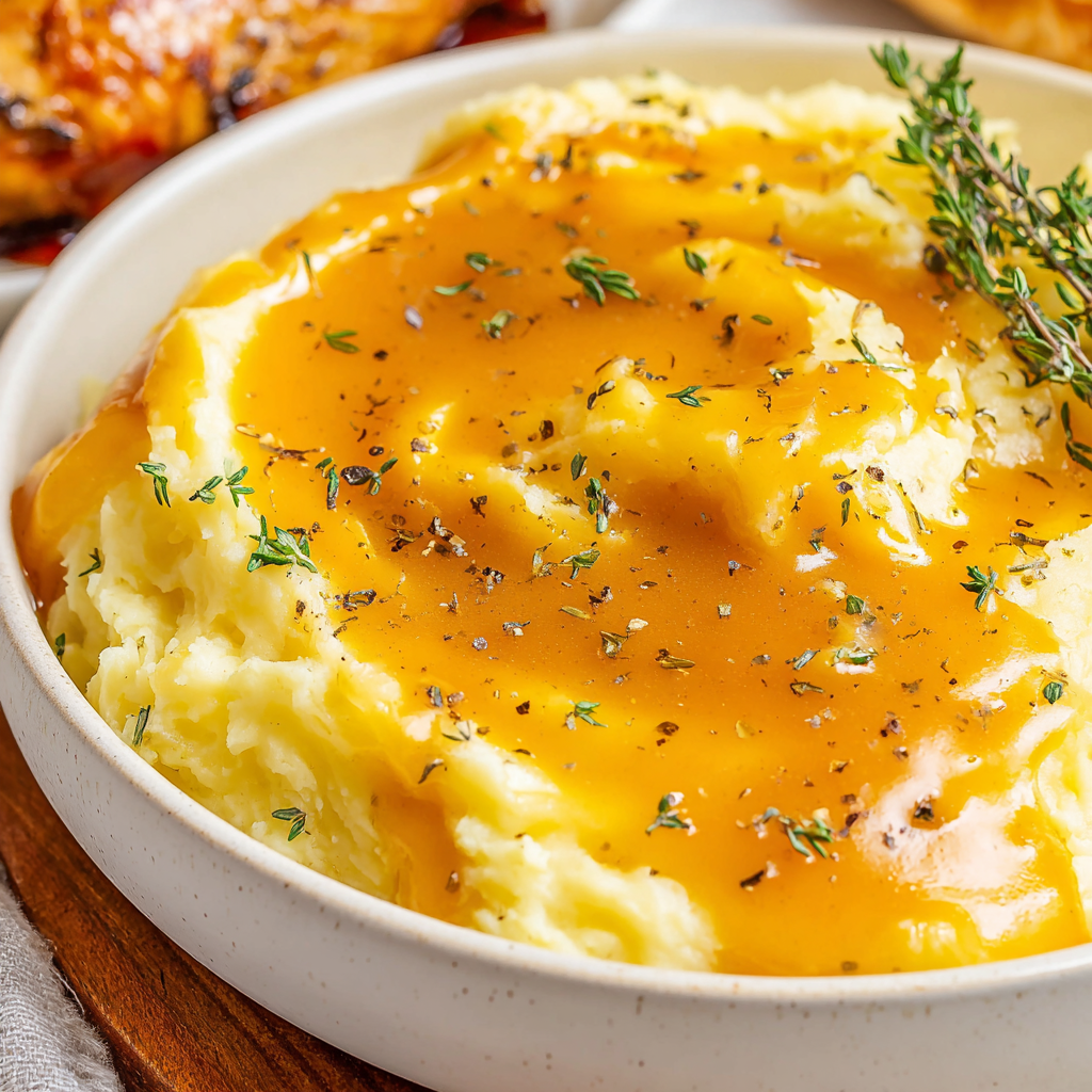 Easy Chicken Broth Gravy