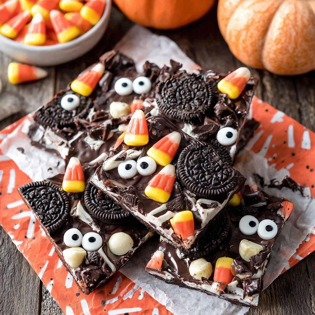 Halloween Candy Bark