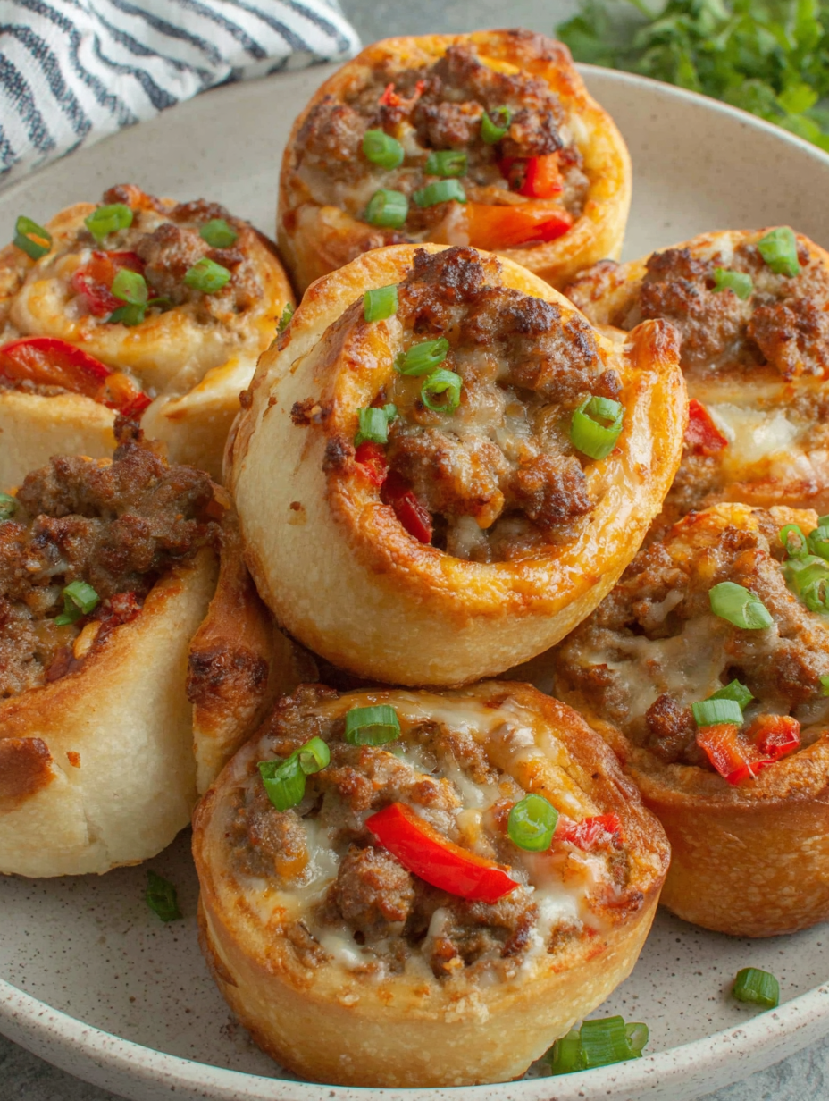 Sausage filling and ingredients on counter