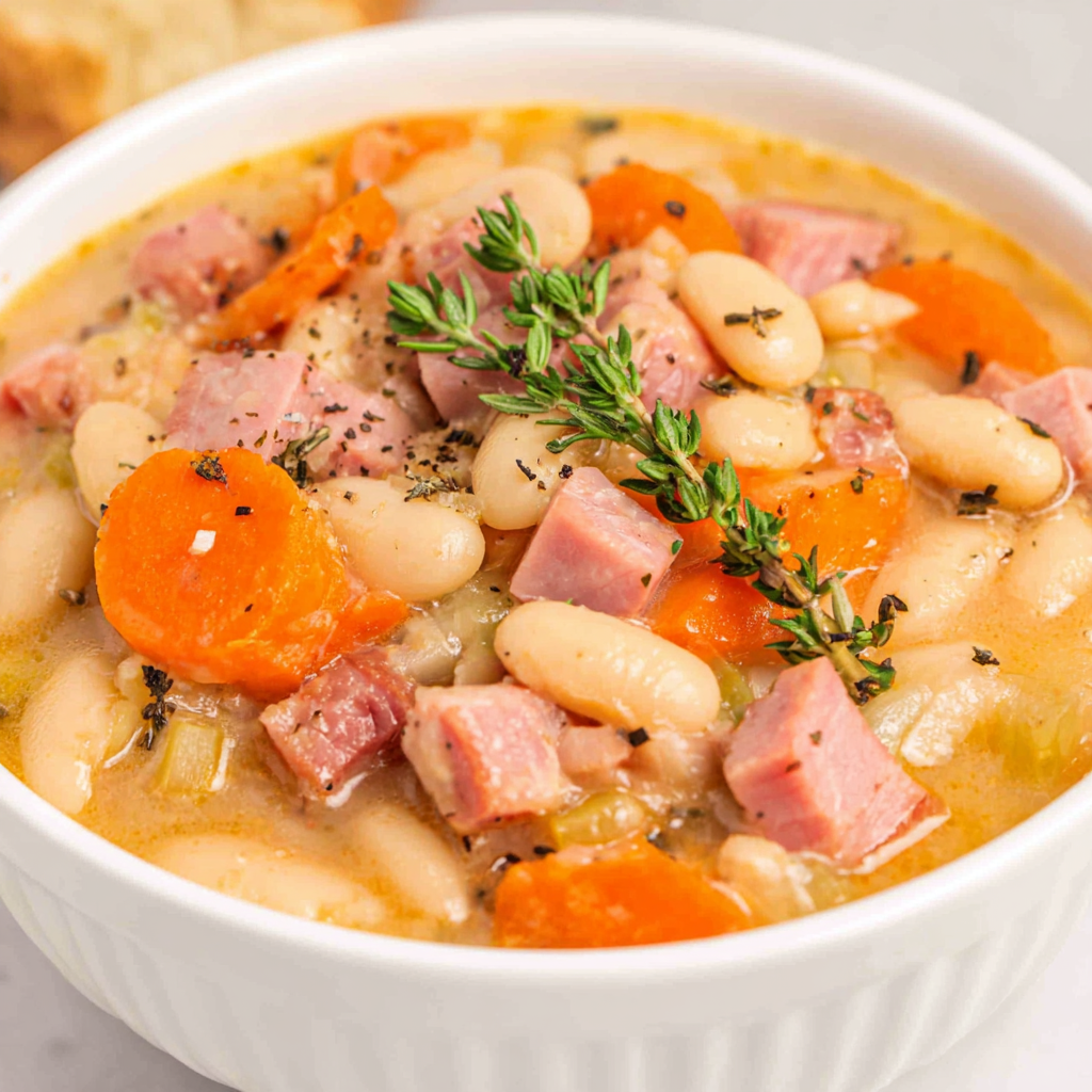 White Bean Soup with Ham