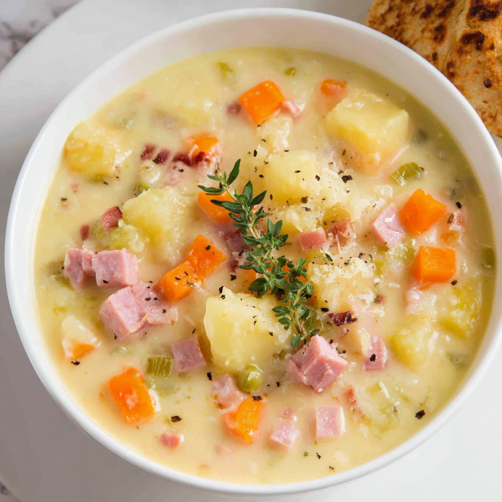 Ham and Potato Soup (Jamielyn Nye)
