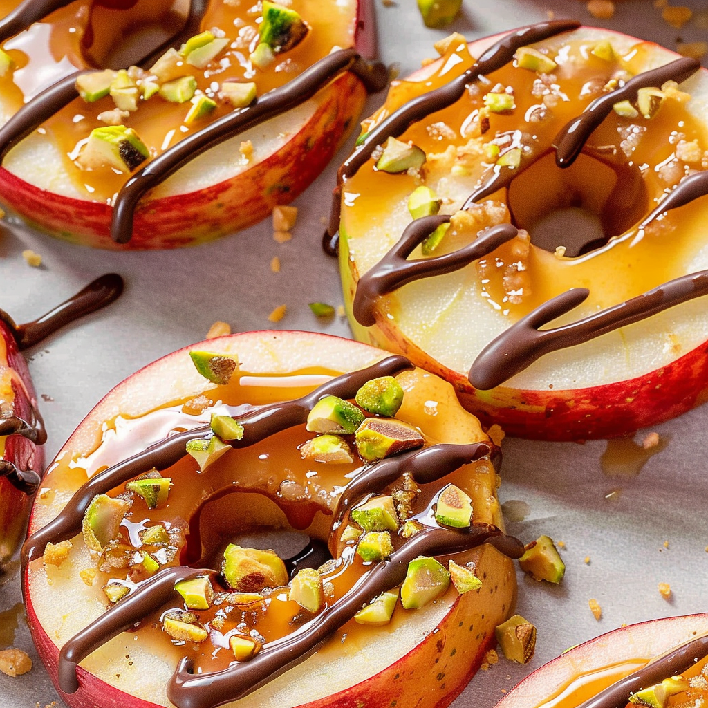 Caramel Apple Slices