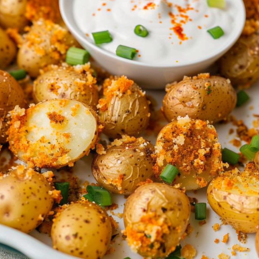 Crispy Parmesan Potatoes