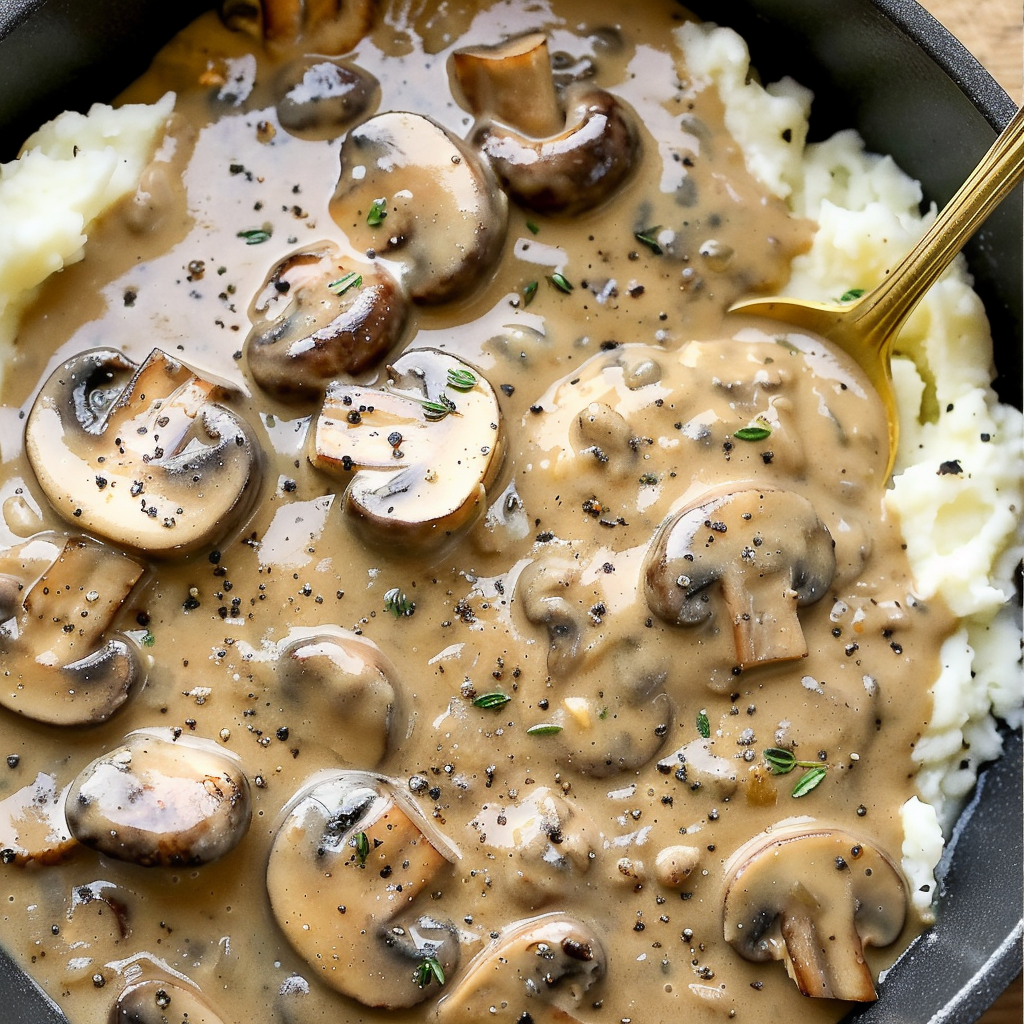 Creamy Gluten Free Mushroom Gravy — Also Dairy Free!
