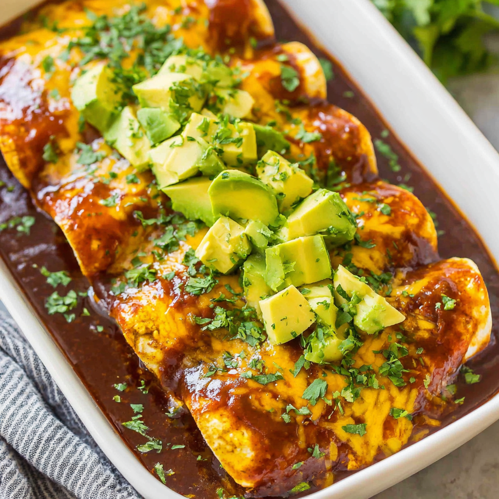 Vegan Tofu Black Bean Enchiladas