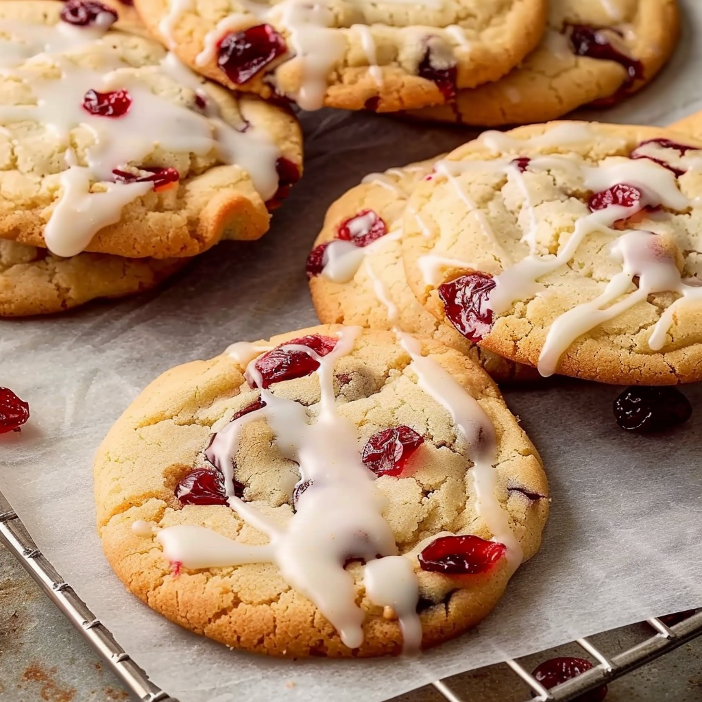 Best Christmas Cranberry Orange Cookies