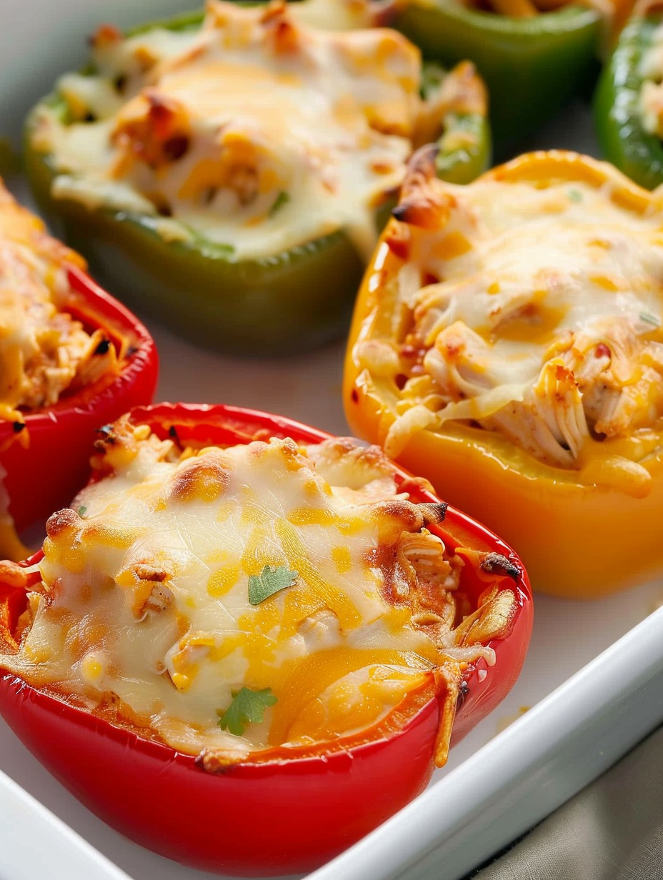 Chicken Stuffed Bell Peppers