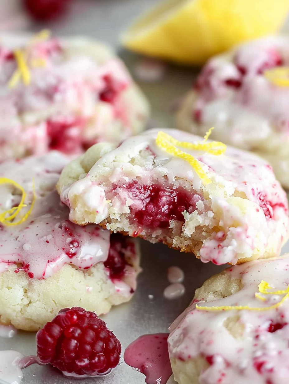 Lemon Raspberry Cookies