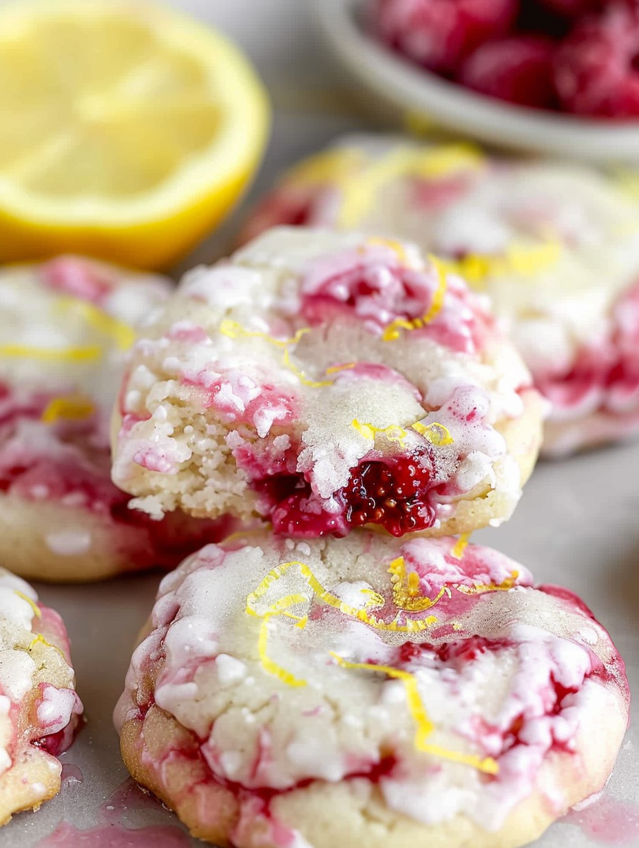 Close-up of lemon sugar coated cookie