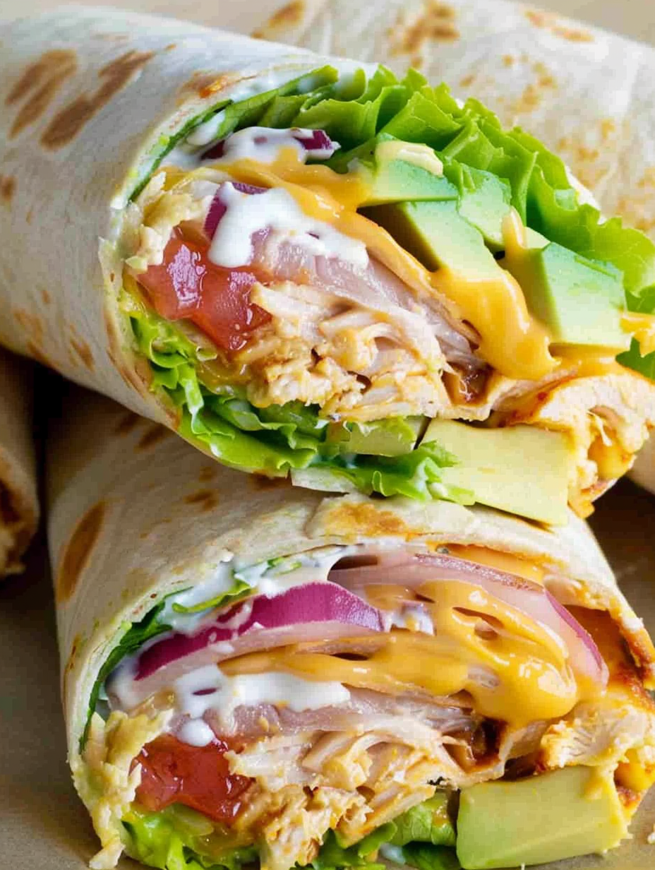 BBQ Chicken Wraps