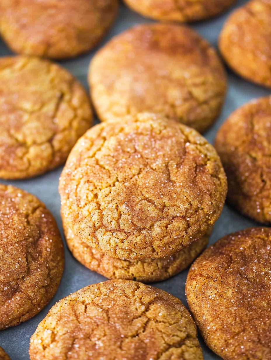 Close up of cinnamon sugar coating on cookies