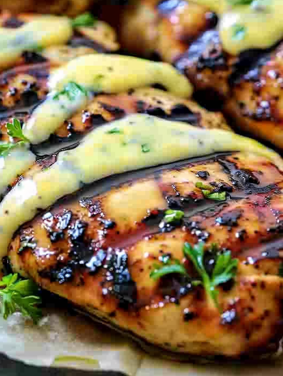 Creamy honey mustard sauce in a small bowl