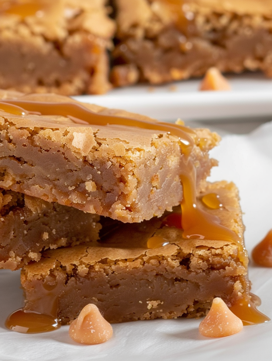 butterscotch chips being folded into batter