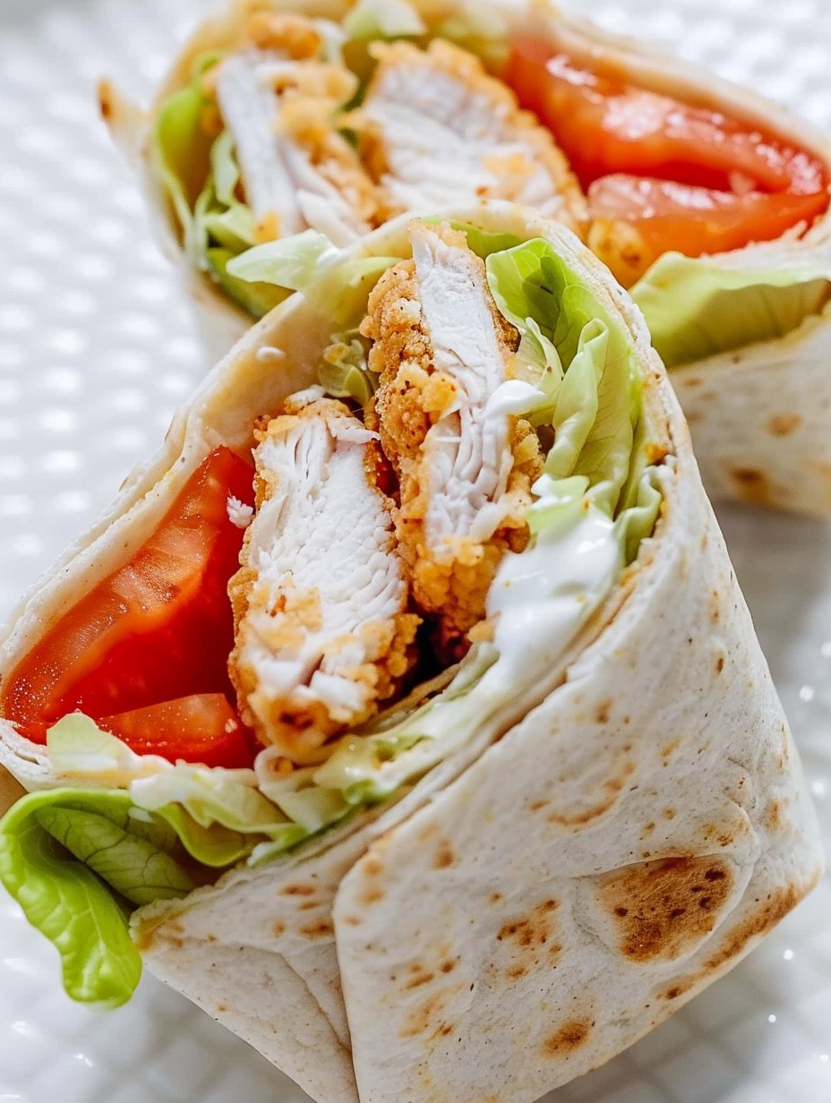 Crispy Chicken Ranch Wraps