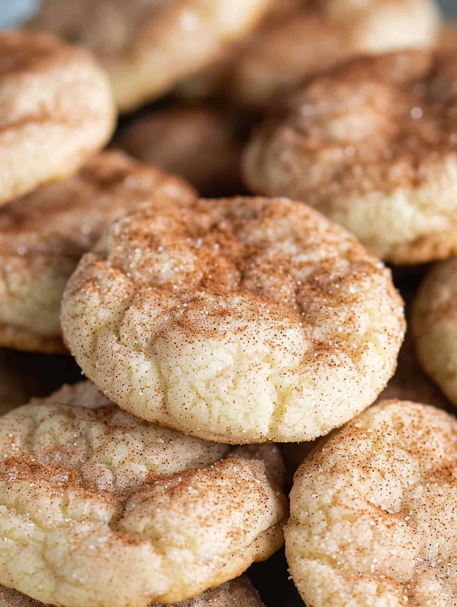 Cinnamon cream cheese cookies cooling on rack