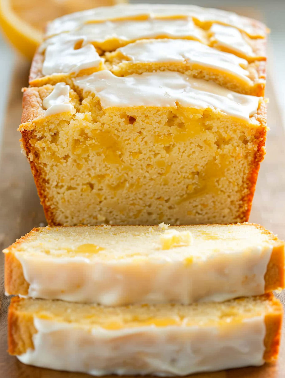 Whole keto lemon loaf cooling on rack