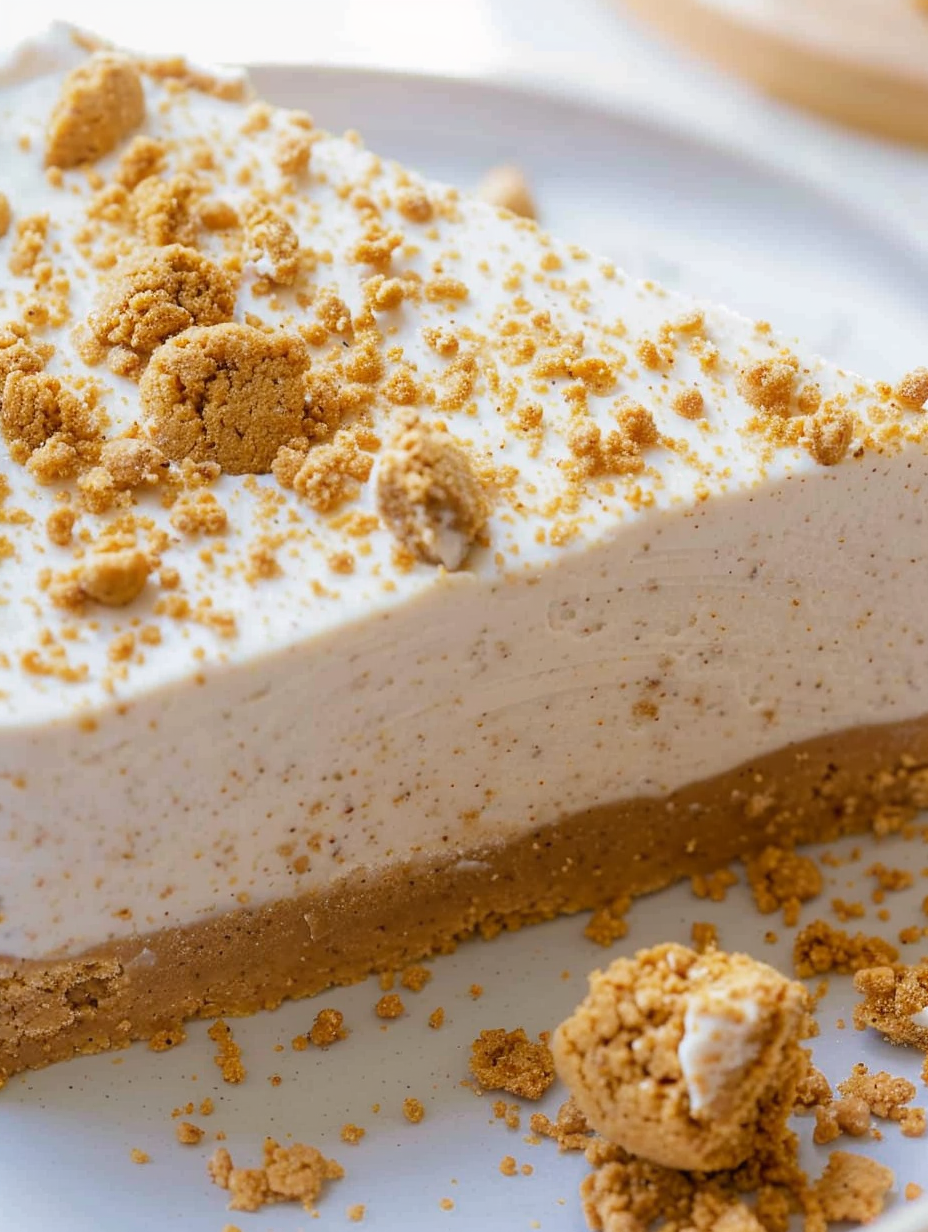 Top view of speculoos cookie base