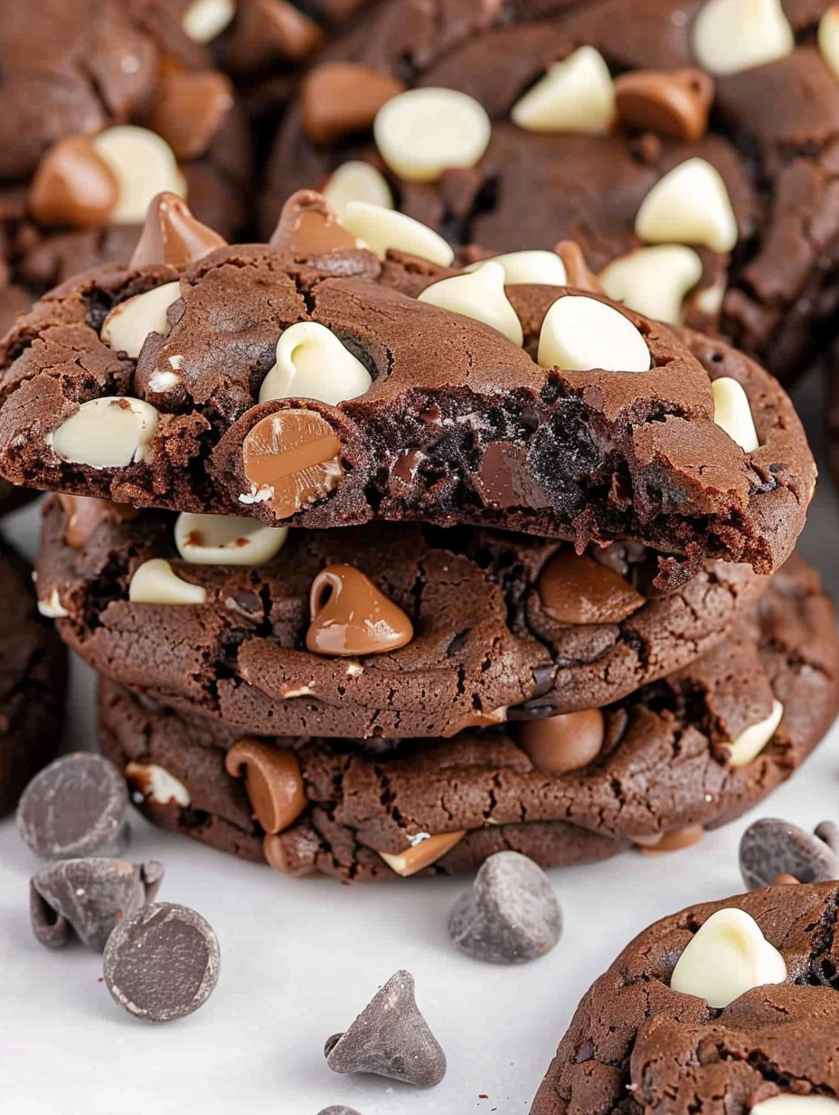 Scoops of dough on parchment ready to chill