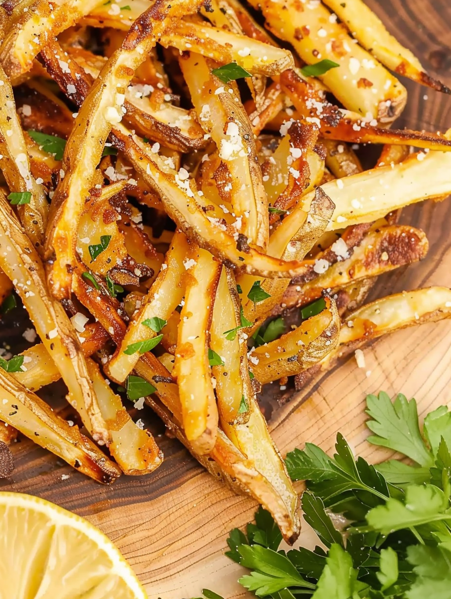 golden air fryer french fries in a bowl