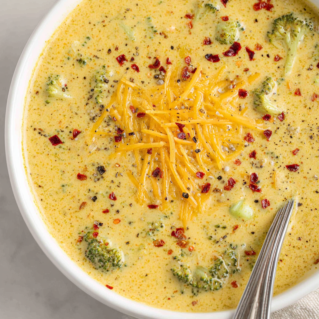 Instant Pot Broccoli Cheddar Soup