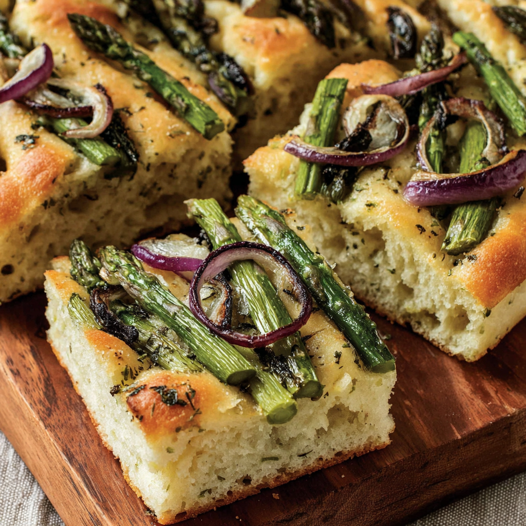 Artisan Asparagus Focaccia