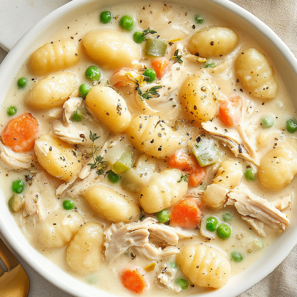 Chicken Pot Pie Gnocchi