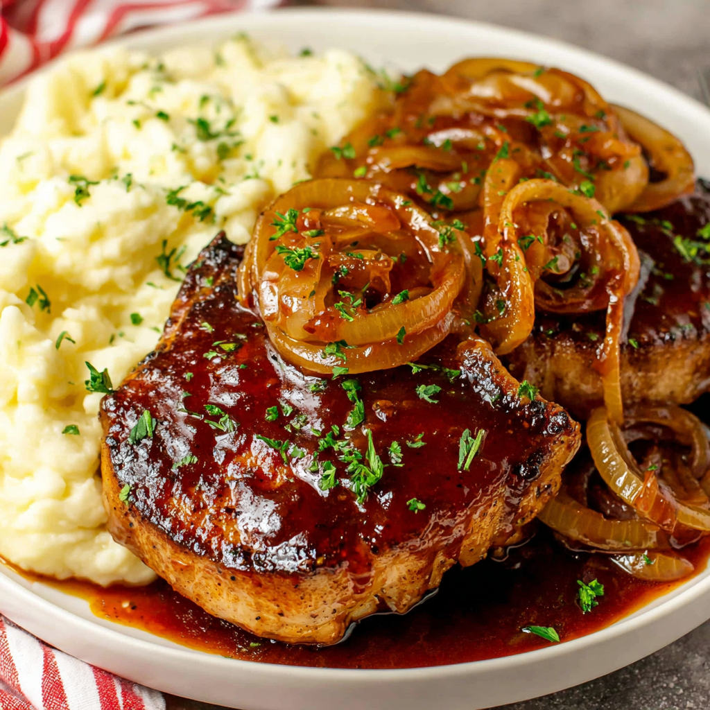 Apple Butter Pork Chops