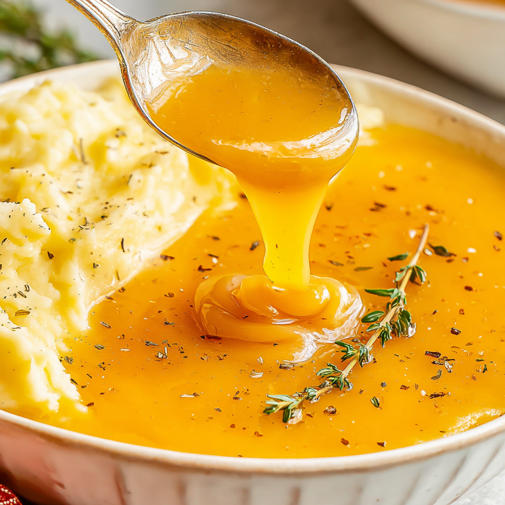 Easy Chicken Broth Gravy