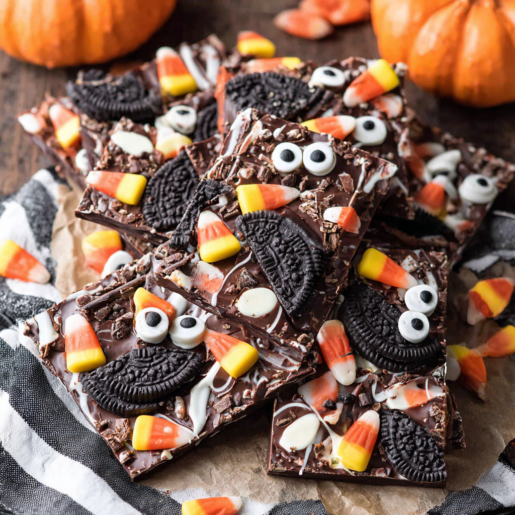 Halloween Candy Bark