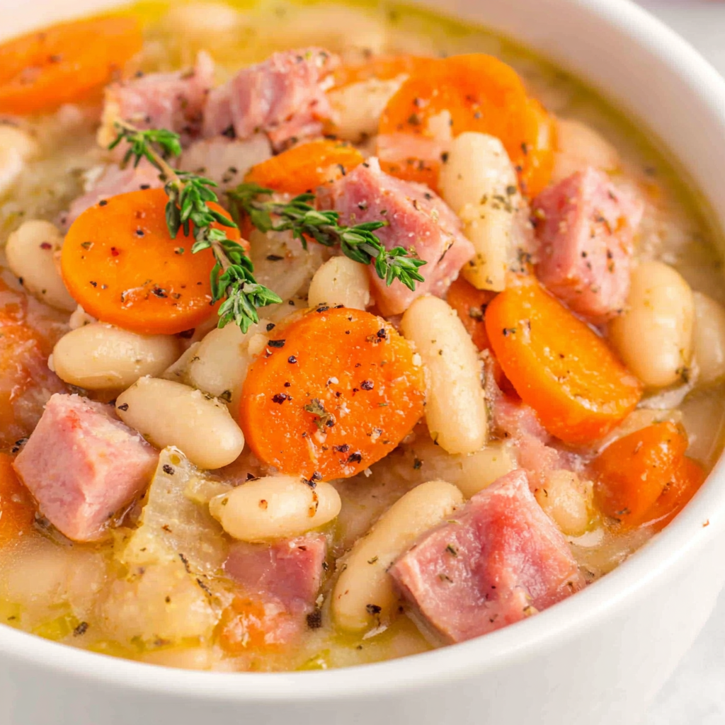White Bean Soup with Ham