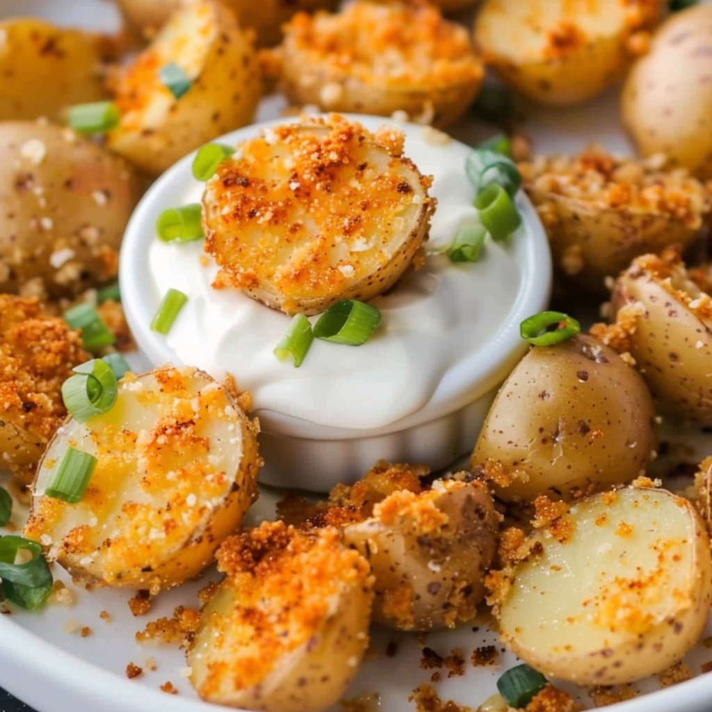 Crispy Parmesan Potatoes