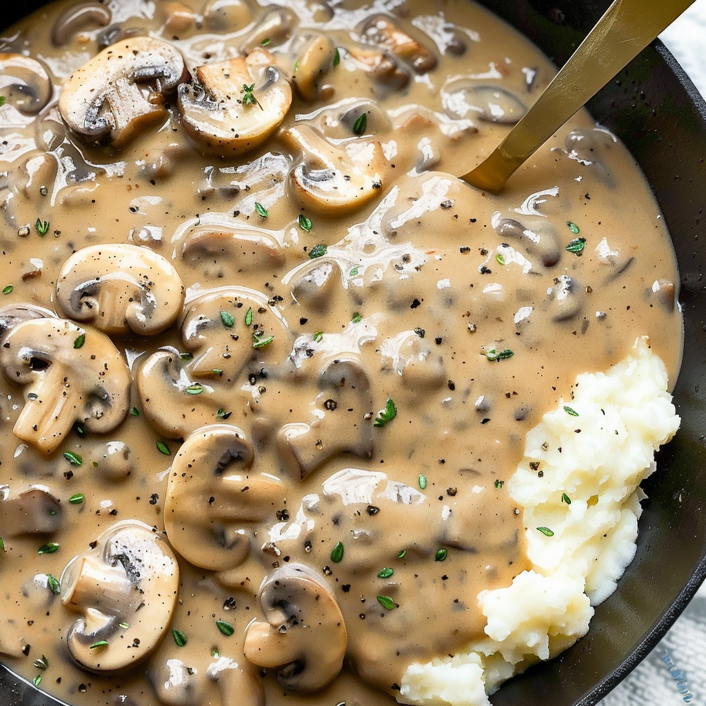 Creamy Gluten Free Mushroom Gravy – Also Dairy Free!