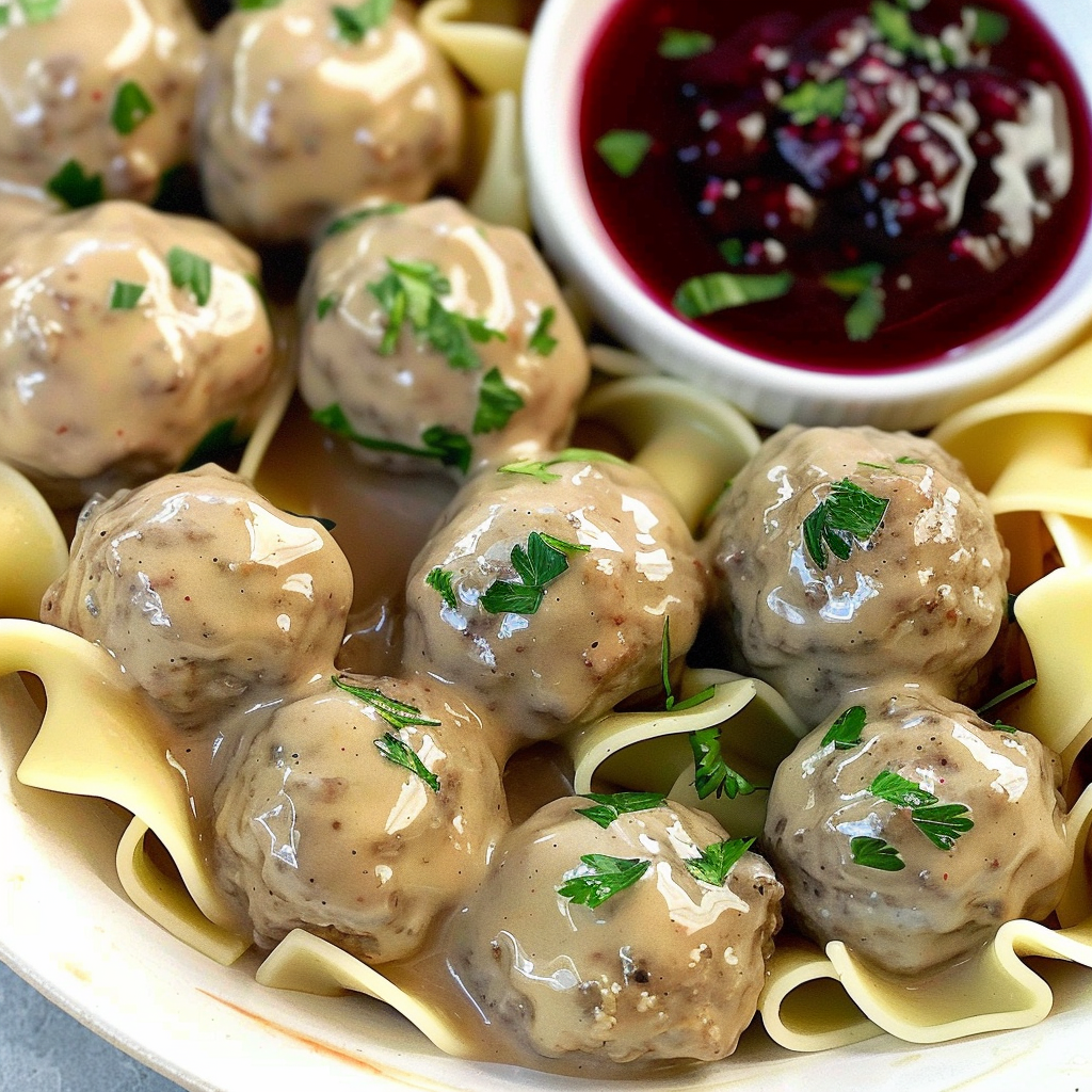 The BEST Easy Homemade Swedish Meatballs