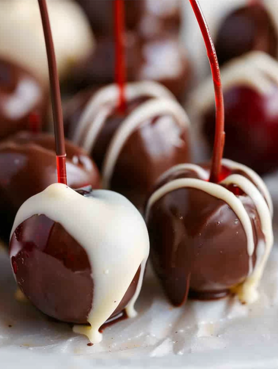 Grand Marnier Chocolate Cherries