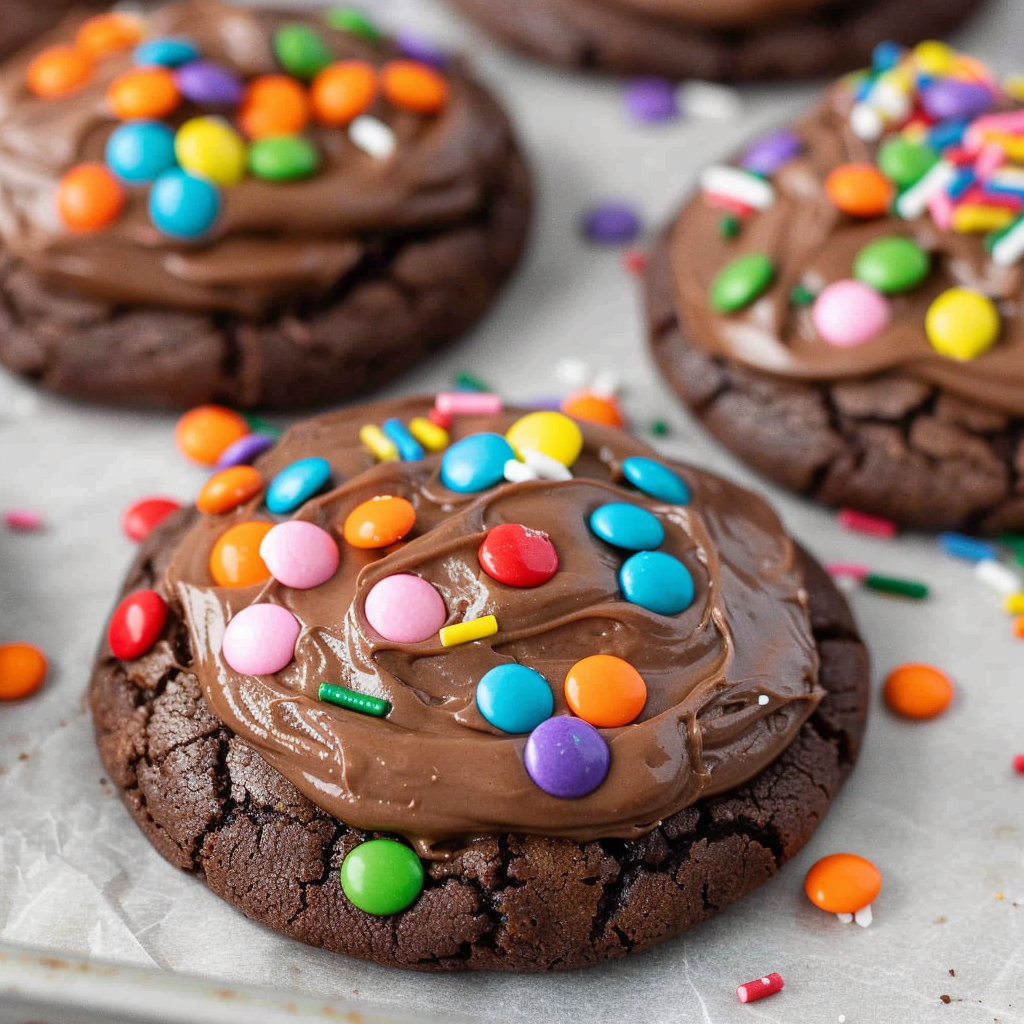 Cosmic Brownie Mix Cookies
