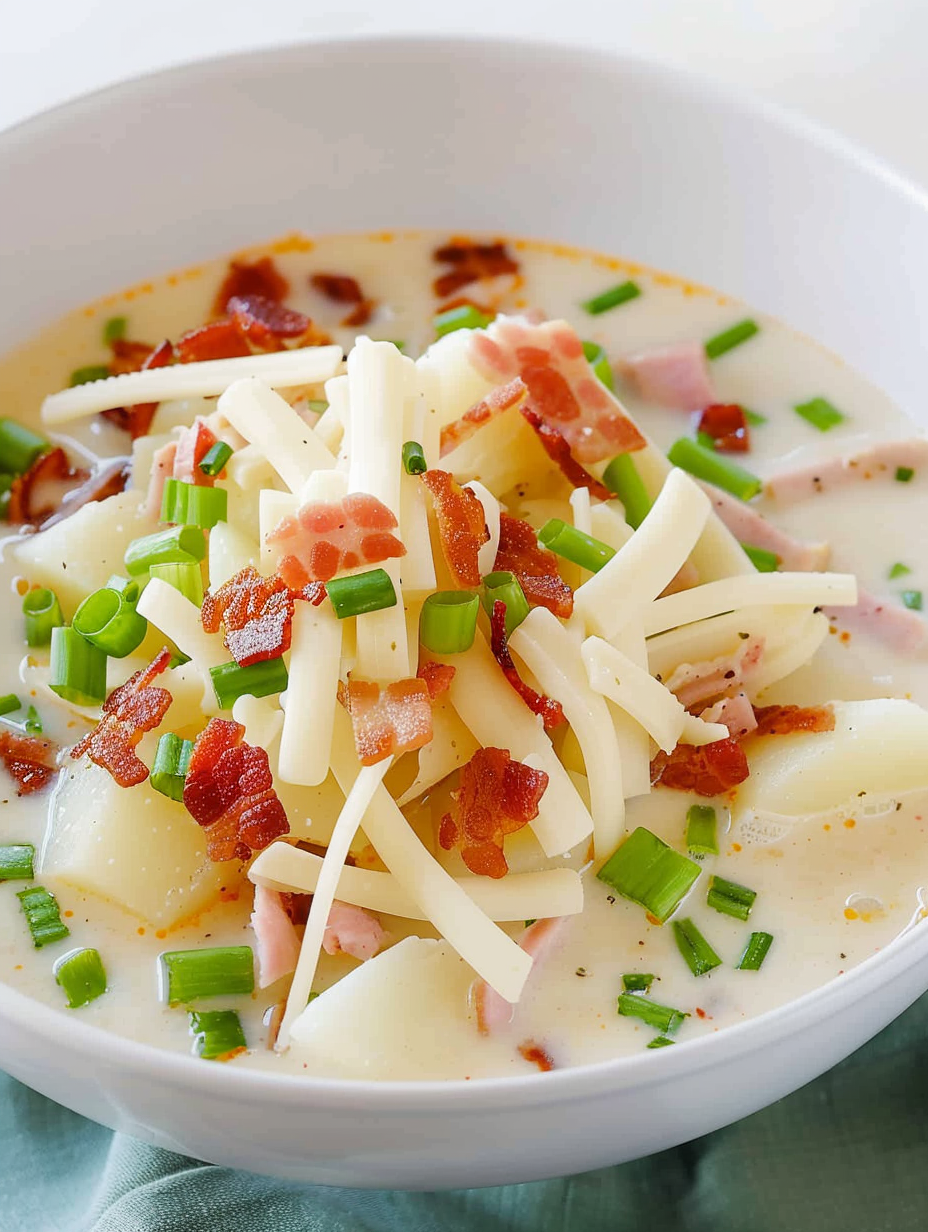 Slow Cooker Loaded Baked Potato Soup