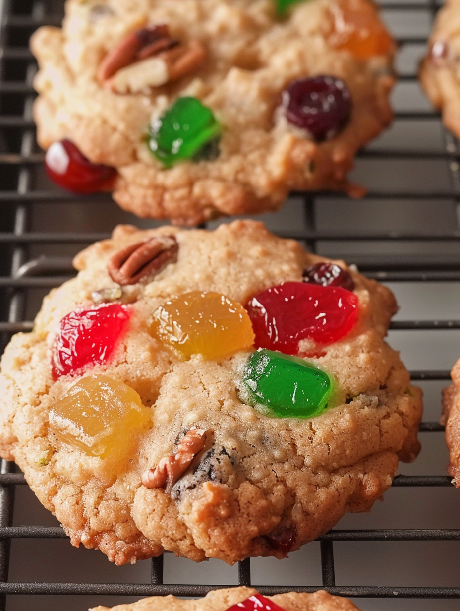 Easy Christmas Fruitcake Cookies
