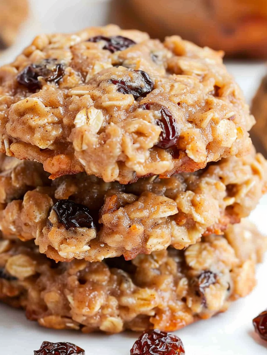 Easy Oatmeal Raisin Cookies