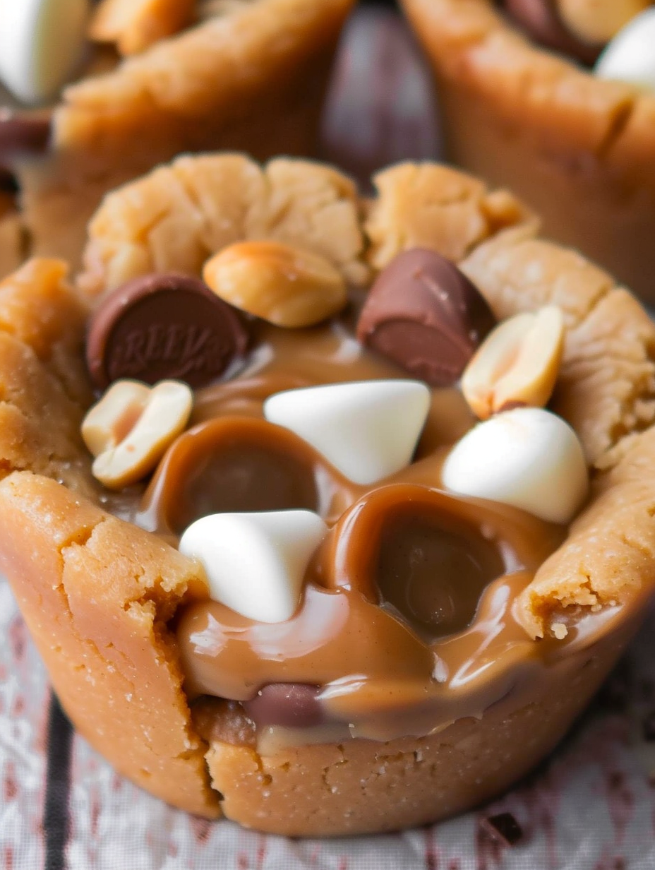 Caramel Peanut Butter Cookie Cups