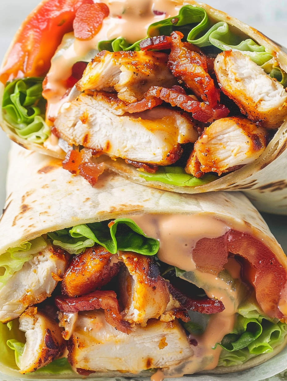 Smoky BBQ Chicken Wrap