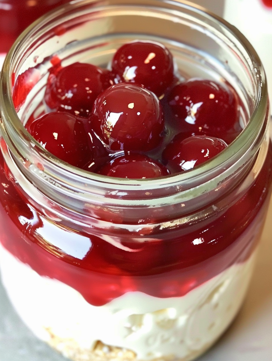 No-Bake Cherry Cheesecake