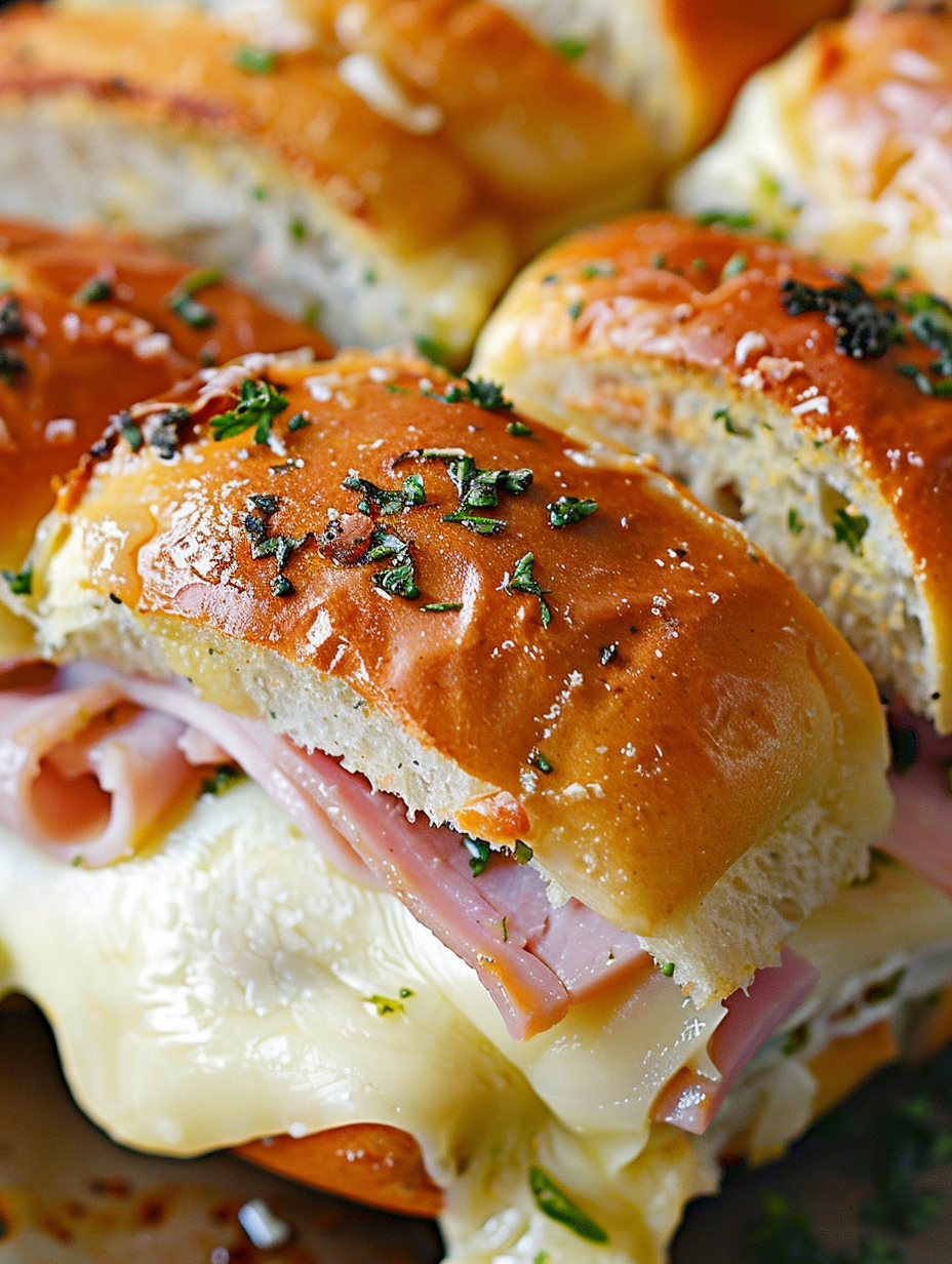 Chicken Cordon Bleu Sliders