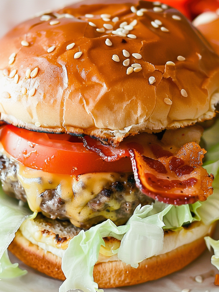 Jalapeño & Cheddar Stuffed Bacon Cheeseburgers