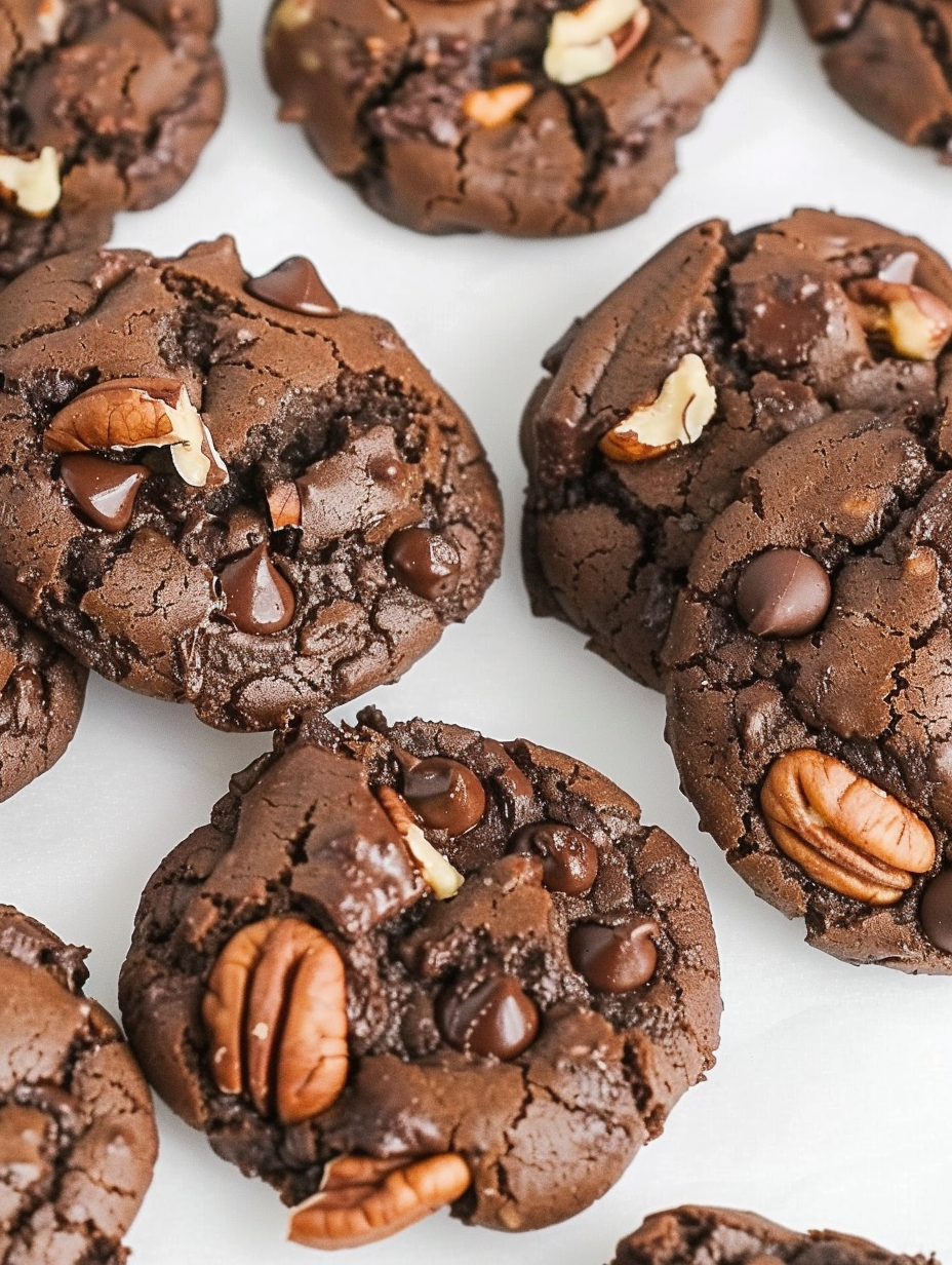 Chocolate Cake Mix Cookies